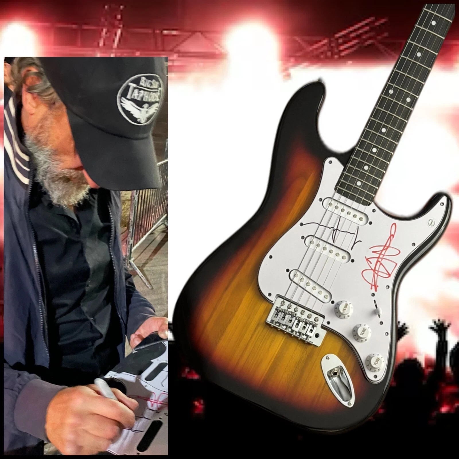 GFA Adam Jones & Justin Chancellor * TOOL * Band Signed Electric Guitar COA