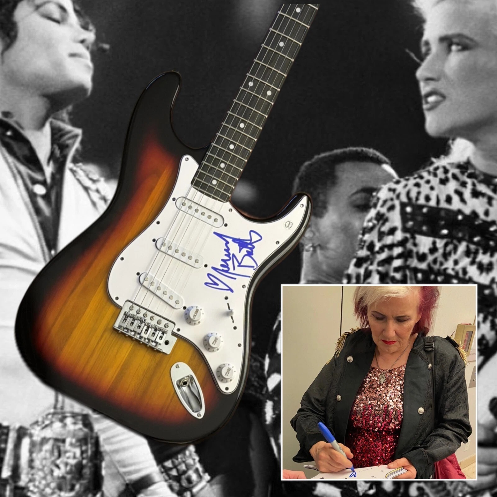 GFA Michael Jackson's Guitarist * JENNIFER BATTEN * Signed Electric Guitar COA