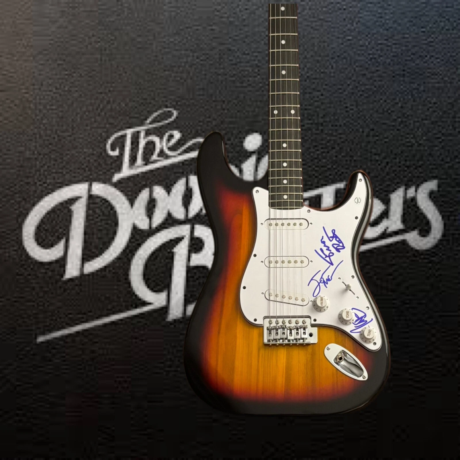 GFA Jeff Baxter x3 Band * THE DOOBIE BROTHERS * Signed Electric Guitar COA