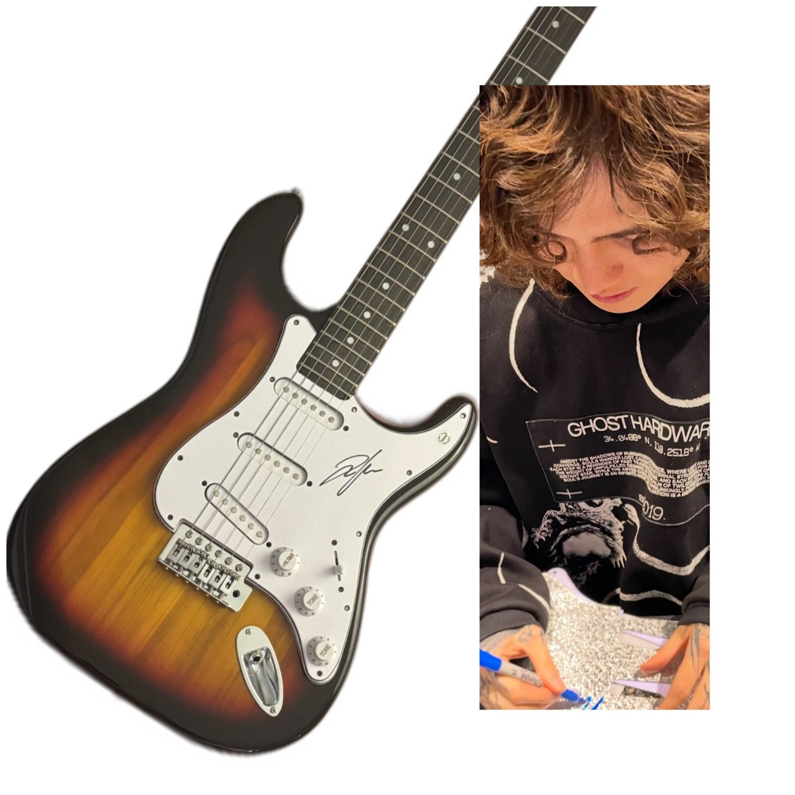 GFA Polyphia Band Guitarist * TIM HENSON * Signed Electric Guitar PROOF COA