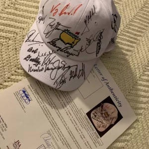 19 Masters Winners Signed New Golf Hat JSA Authentication LOA COA Jacks Nicklaus
Opens in a new window or tab