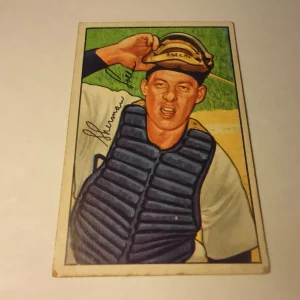 1952 BOWMAN SHERMAN LOLLAR CHICAGO WHITESOX #237 GREAT COLOR
