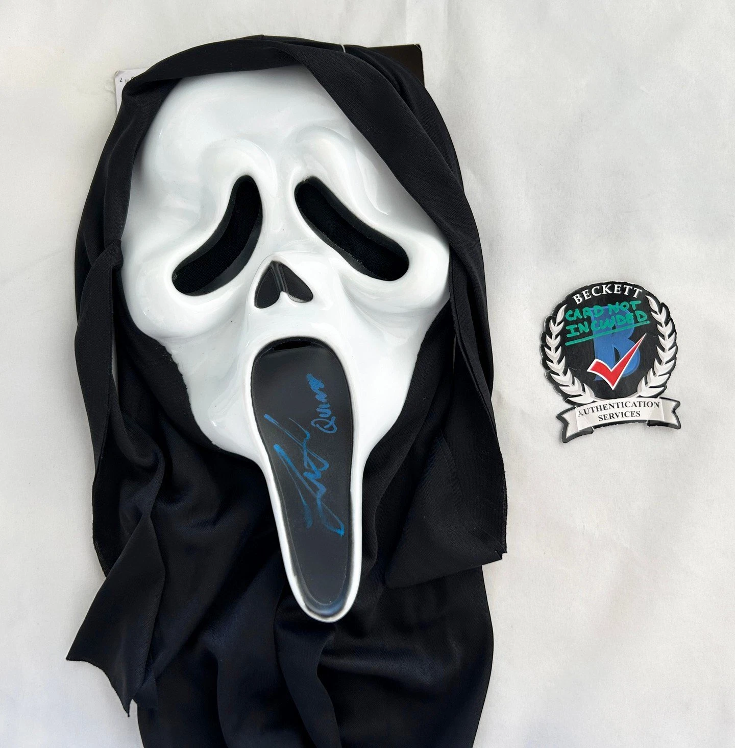 Liana Liberato Signed Mask Scream Beckett BAS COA