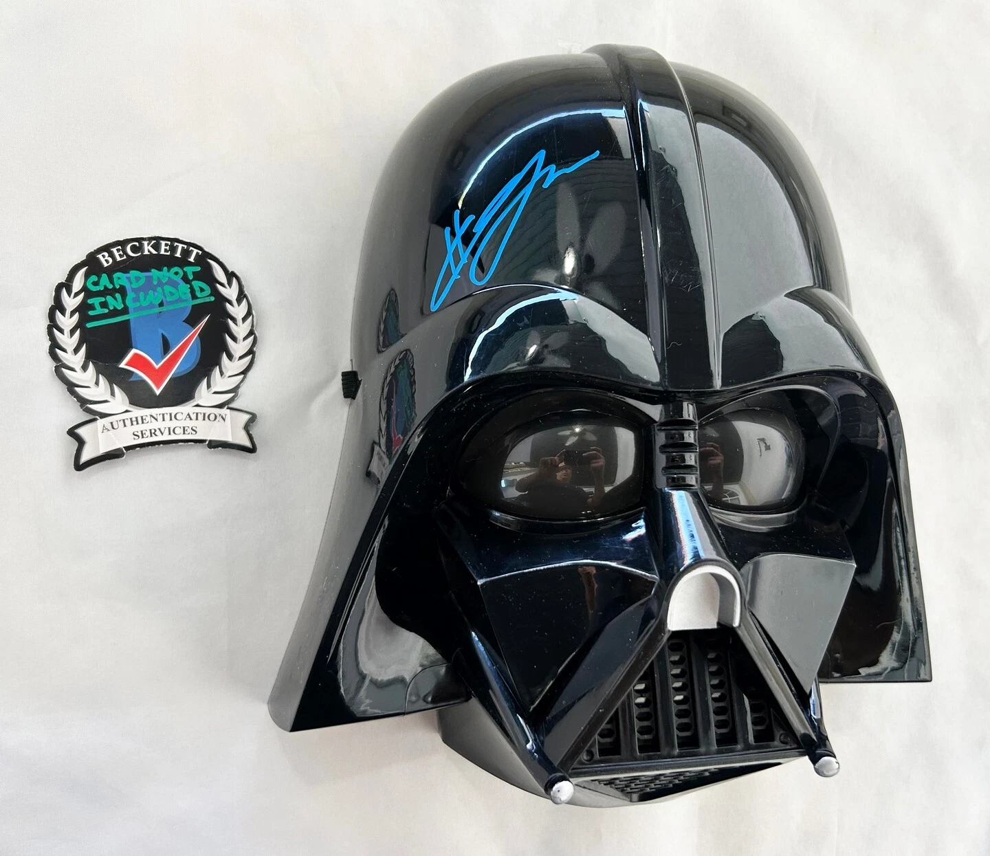 Hayden Christensen Signed Mask Anakin Darth Vader Beckett BAS 4 COA