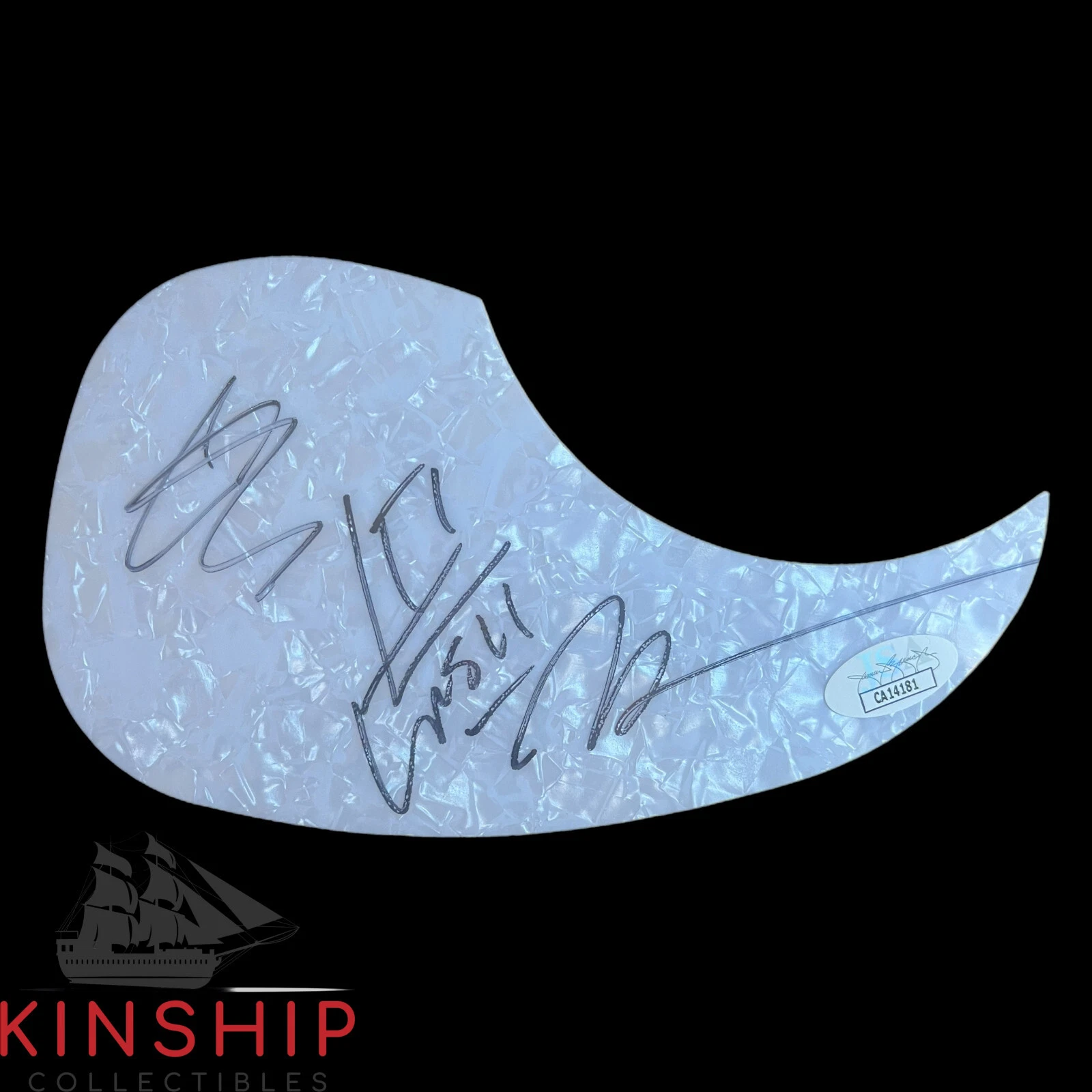 LoCash signed Pickguard JSA COA Country Music Singer Auto Rare Z2007