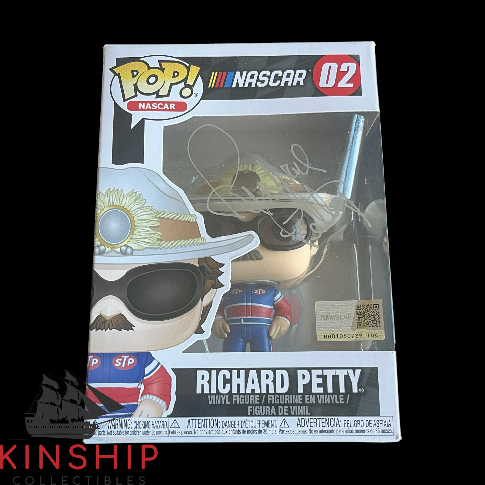 Richard Petty signed Funko Pop 02 JSA COA Rare NASCAR Auto Z1998