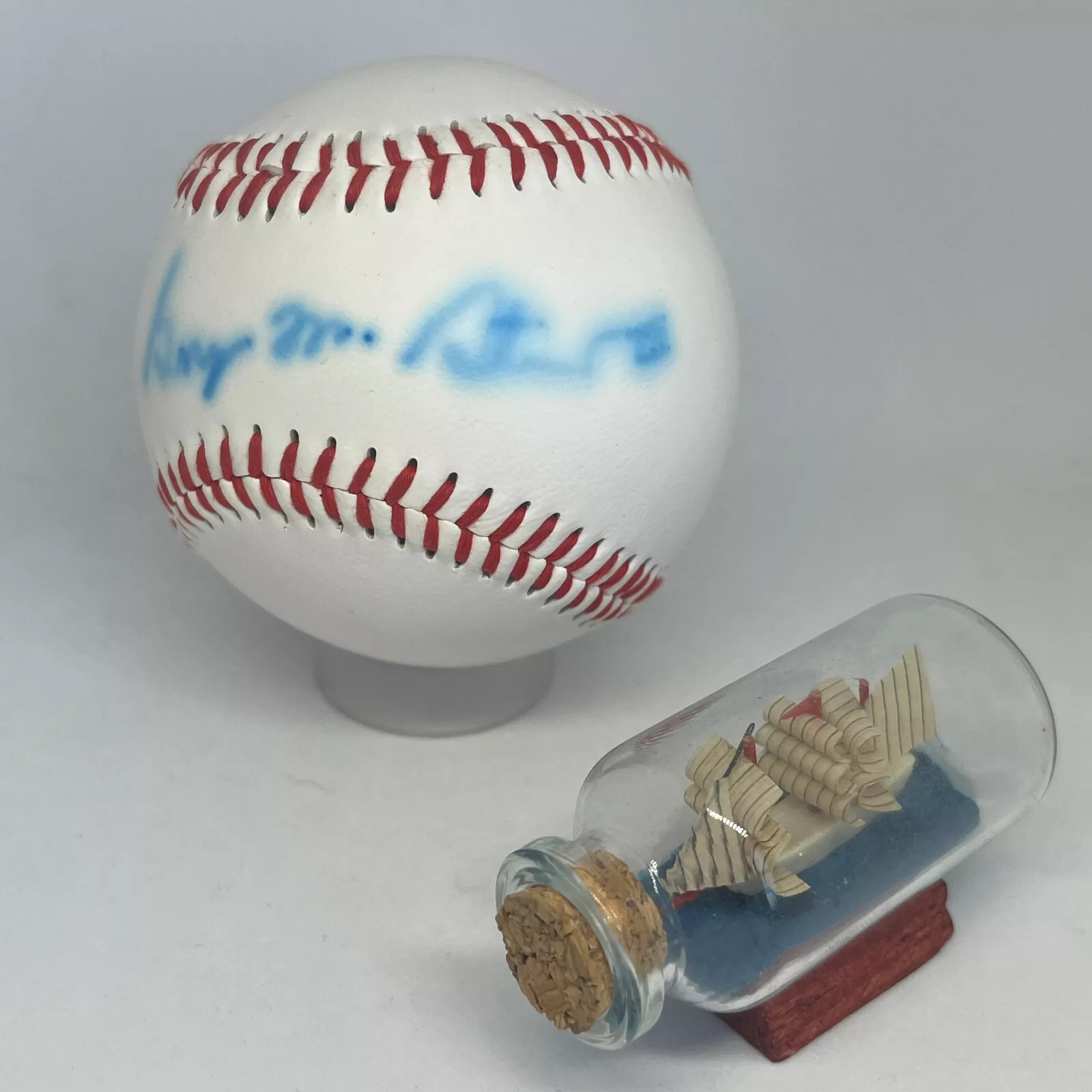 George Steinbrenner signed Rawlings OL Baseball JSA LOA Yankees Auto A