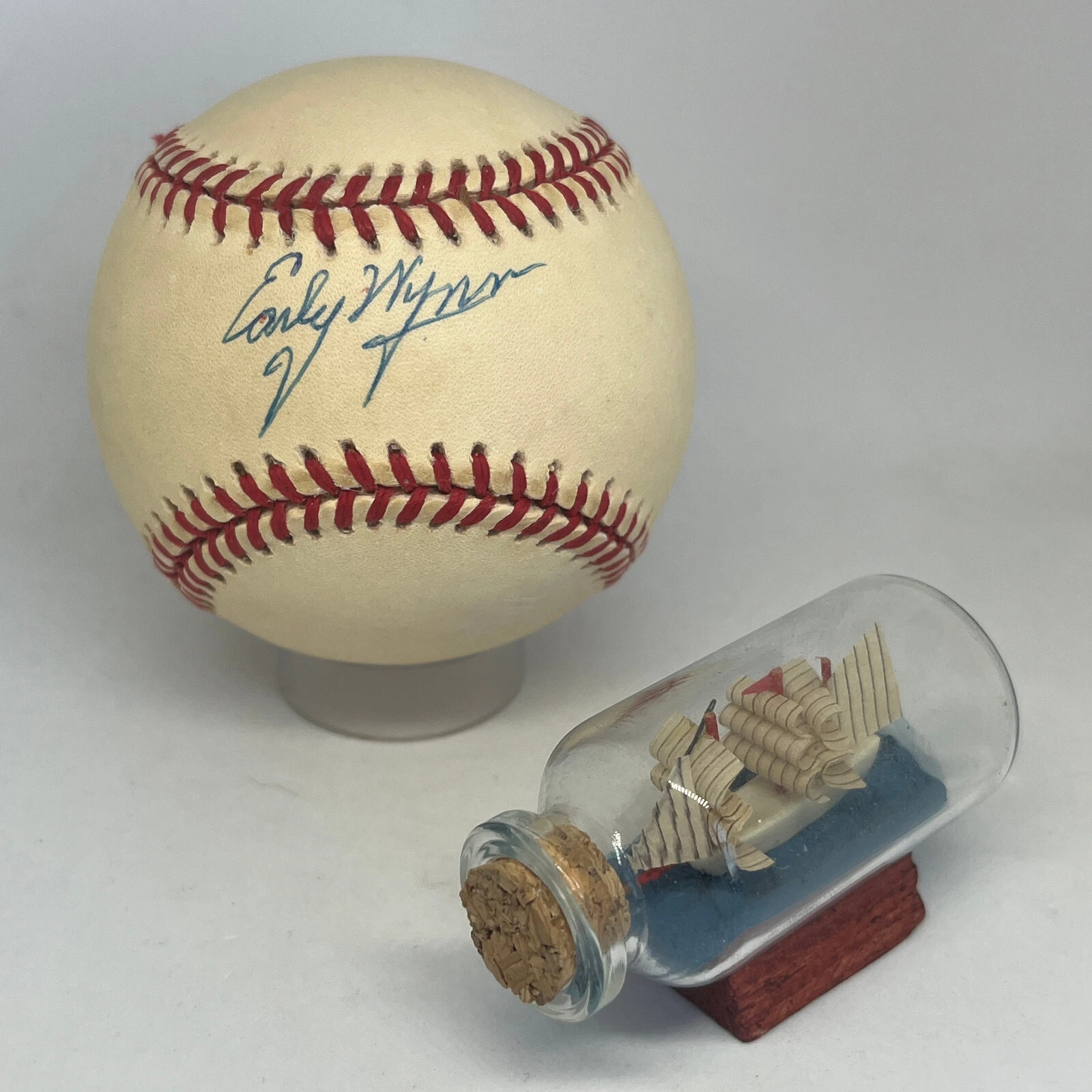 Early Wynn signed Rawlings OAL Baseball JSA COA HOF Indians Auto A3547