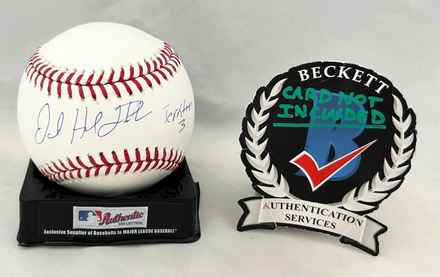 David Howard Thornton Signed Authentic MLB Baseball Art The Clown Terrifier B...