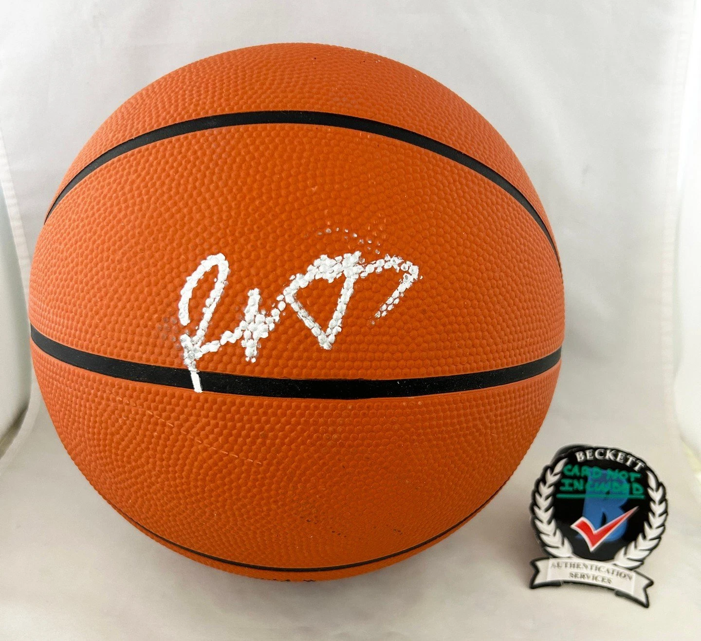 Richard Hamilton Signed Basketball Detroit Pistons Rip Beckett BAS COA