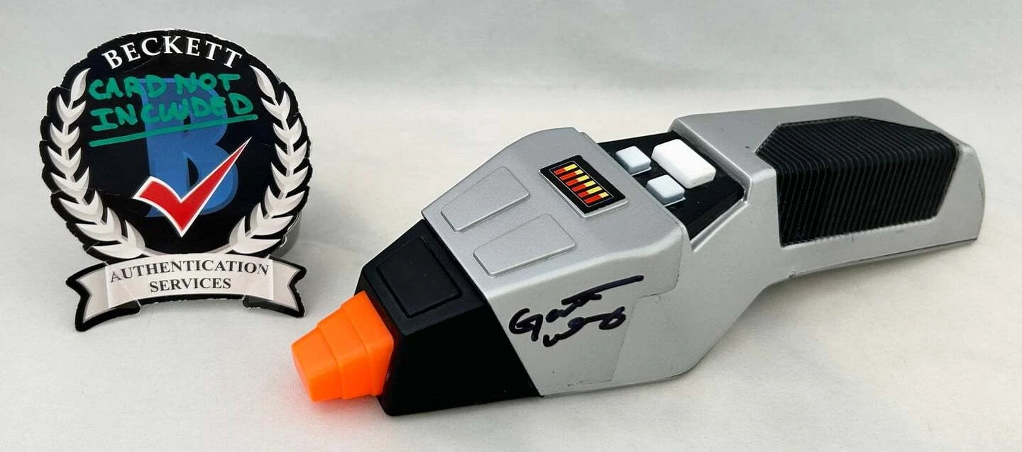 Garrett Wang Signed Phaser Gun Star Trek Voyager Beckett BAS COA