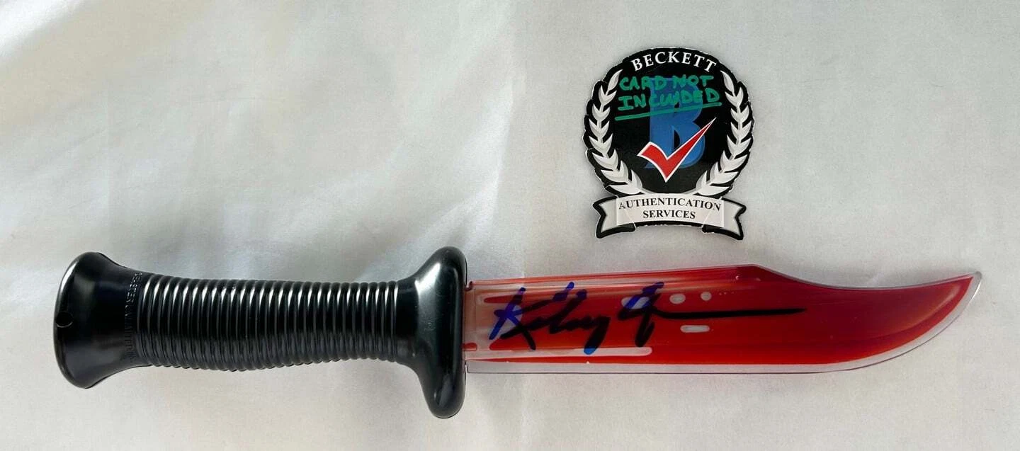 Kelsey Grammer Signed Knife Simpsons Sideshow Bob Beckett BAS COA