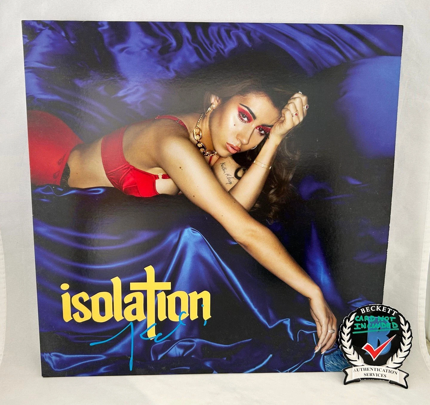 Kali Uchis Signed Vinyl LP Album Beckett BAS COA