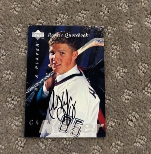 1995-96 Upper Deck Be A Player Chad Kilger signed autographed card #167 IP