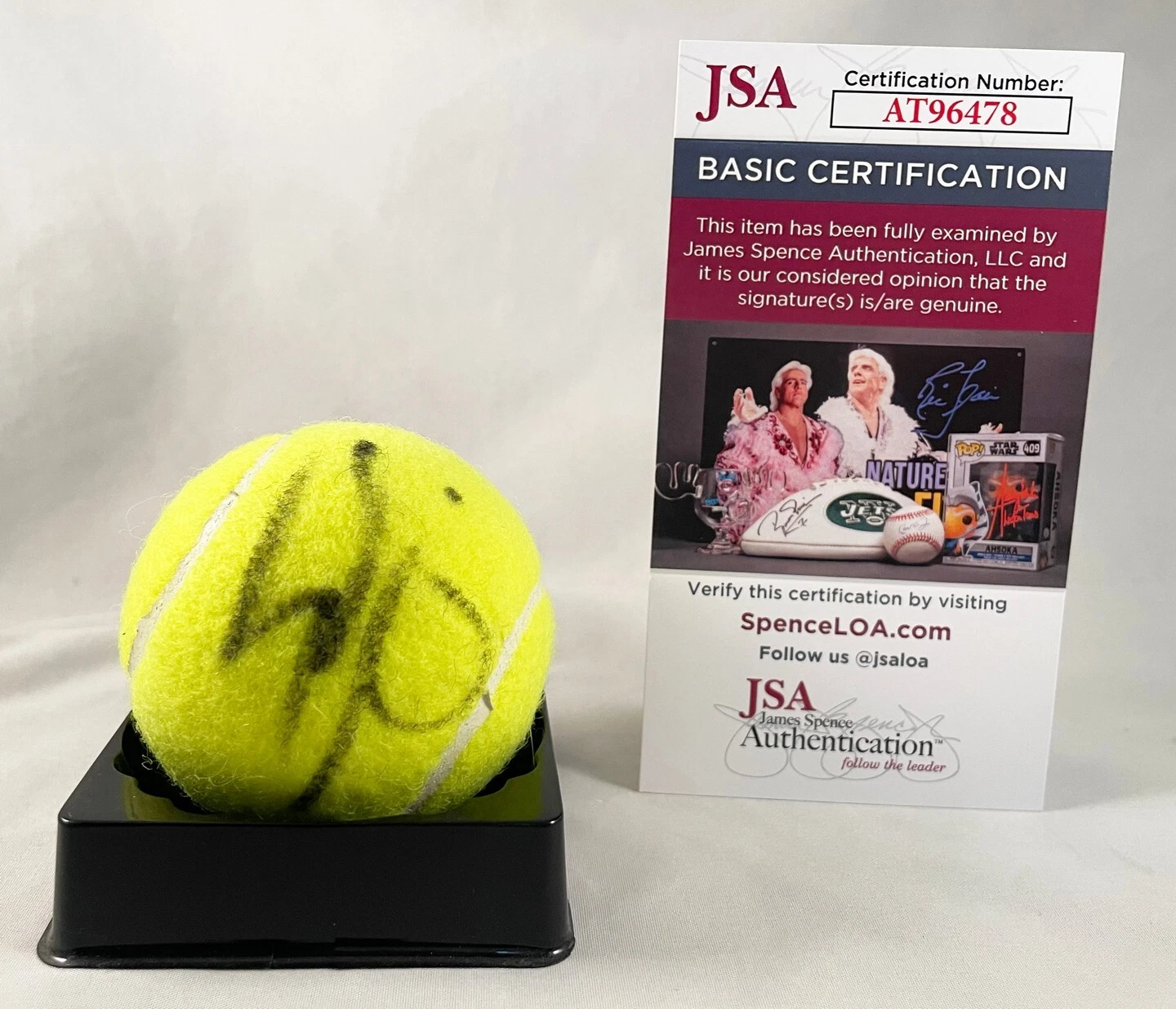 Grigor Dmitrov Signed Tennis Ball JSA COA