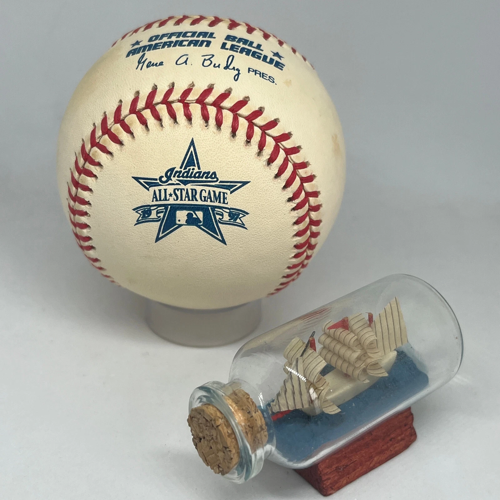 Rawlings Official 1997 All Star Variant Logo Baseball Unsigned Rare Indians U345