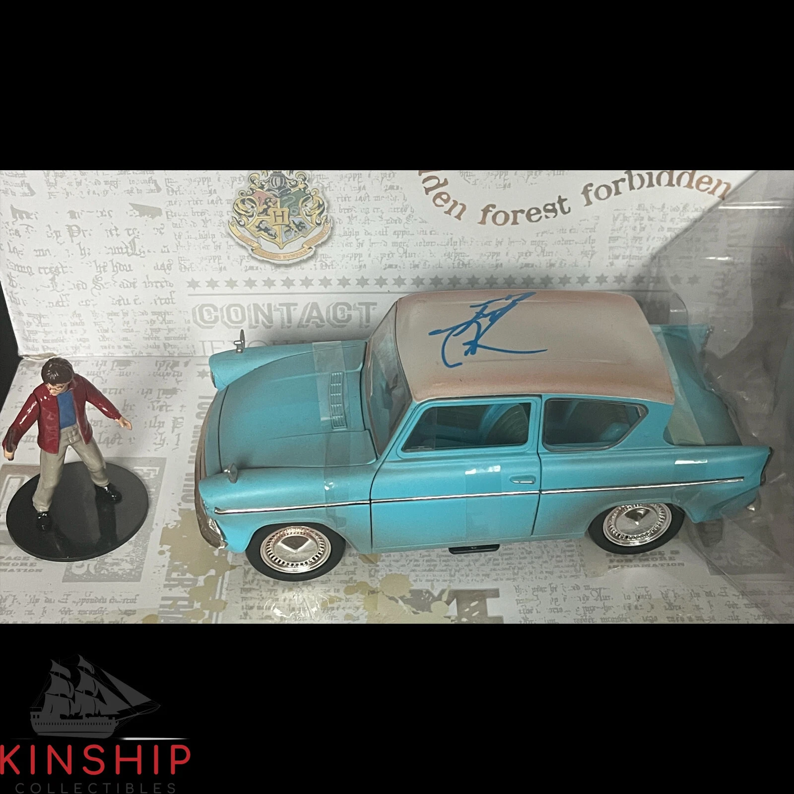 Daniel Radcliffe signed 1959 Anglia Diecast Car JSA COA Harry Potter Auto Z2017