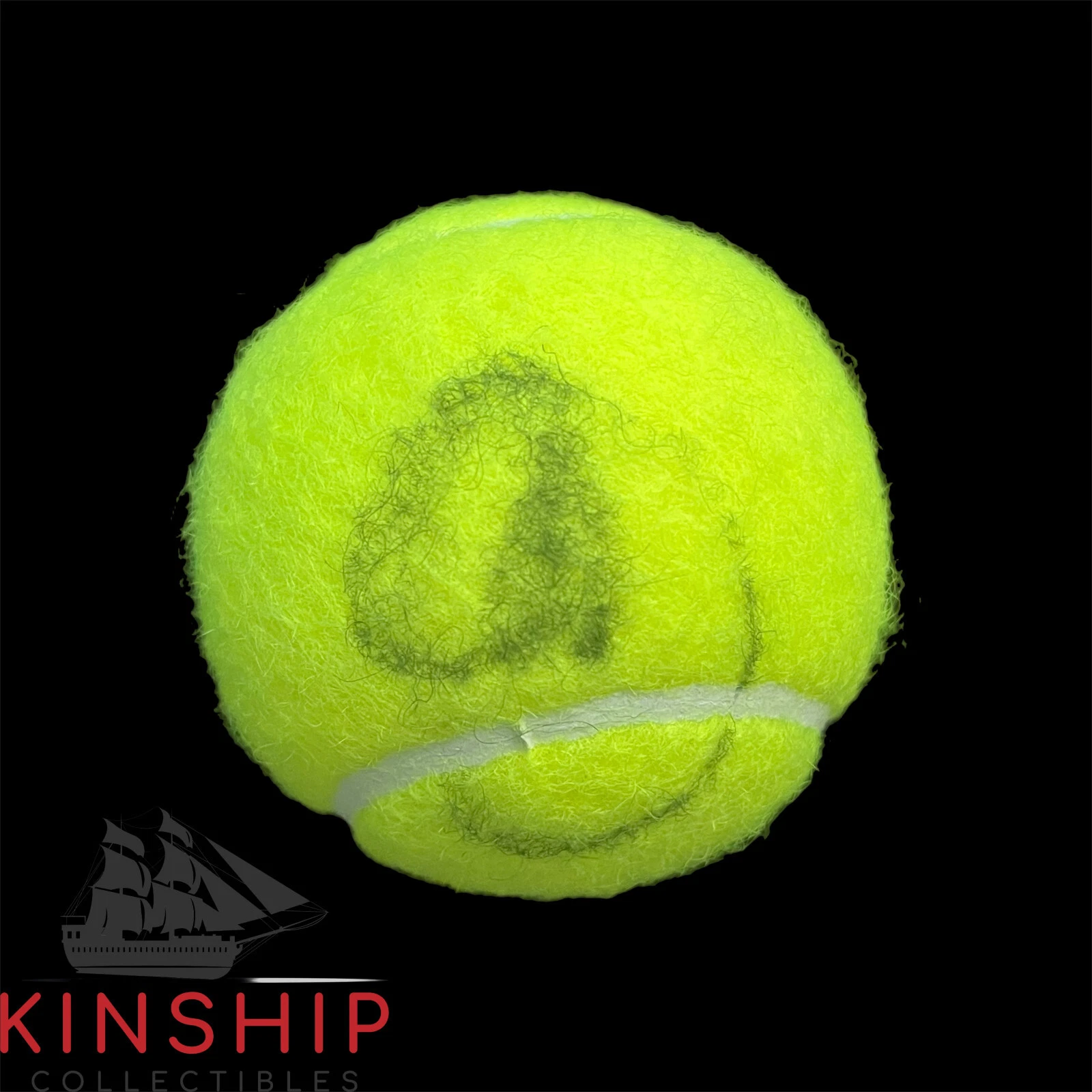 Novak Djokovic signed Wilson Tennis Ball JSA COA Rare Bold Auto 3566