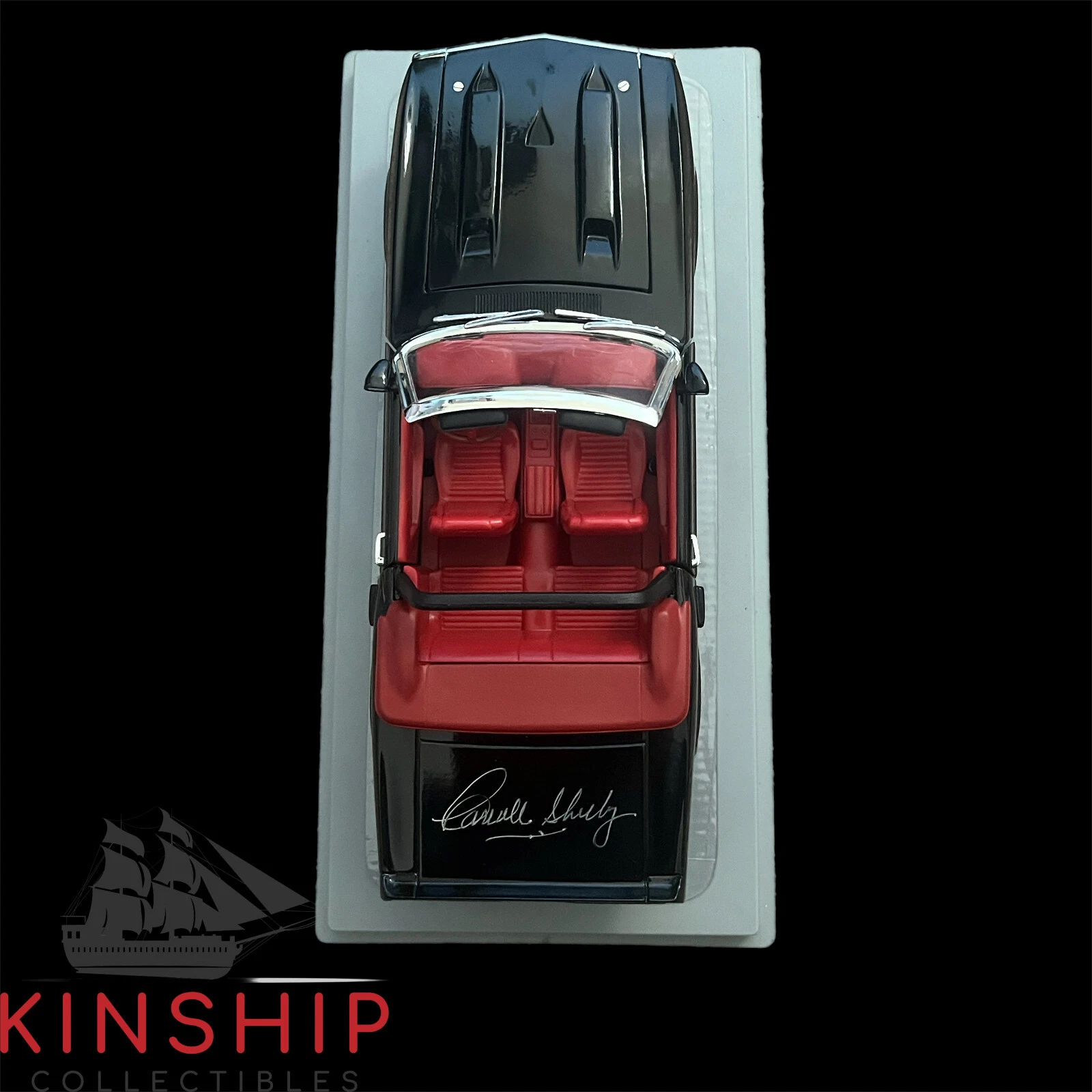 Carroll Shelby signed 1969 Shelby GT-500 1:18 Diecast Car JSA LOA Rare Z2019