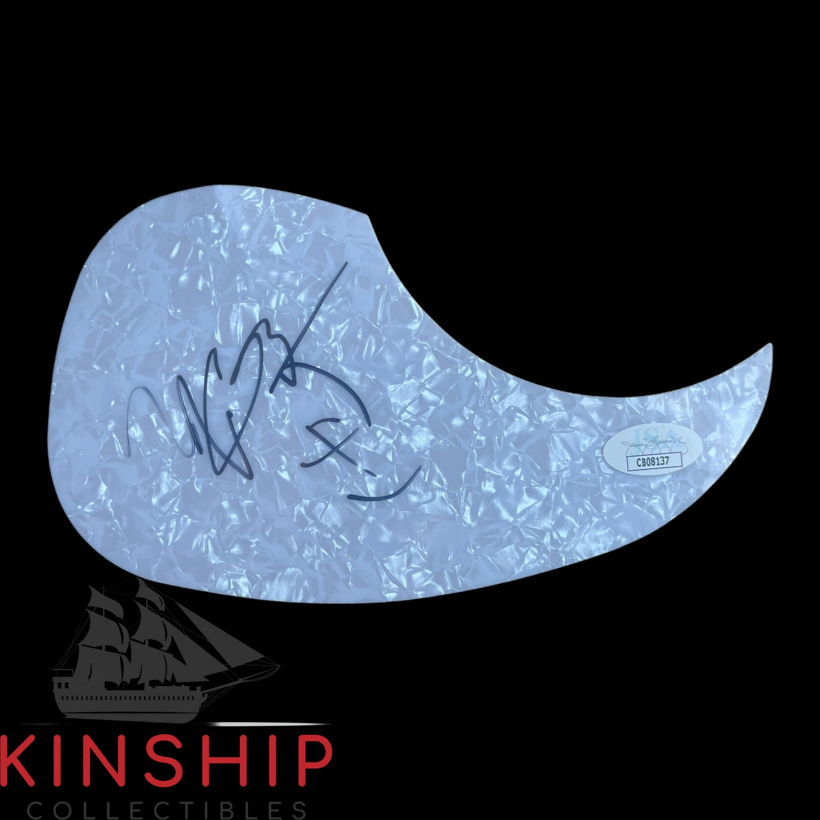 MGK signed Guitar Pickguard JSA COA Rare Rap Rock Pop Auto Z2108