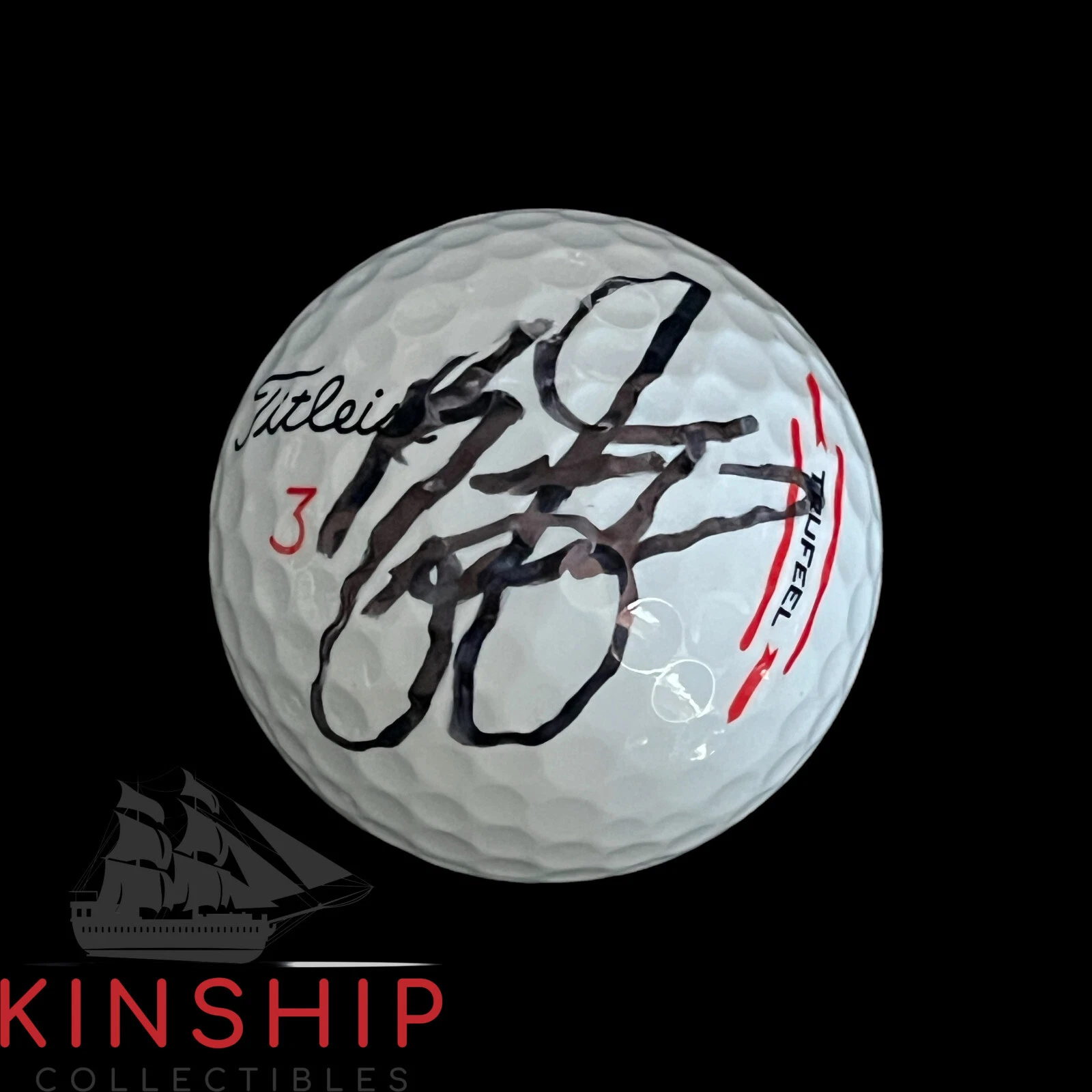 Rickie Fowler signed Waste Management Logo Golf Ball JSA COA Masters Auto A3655