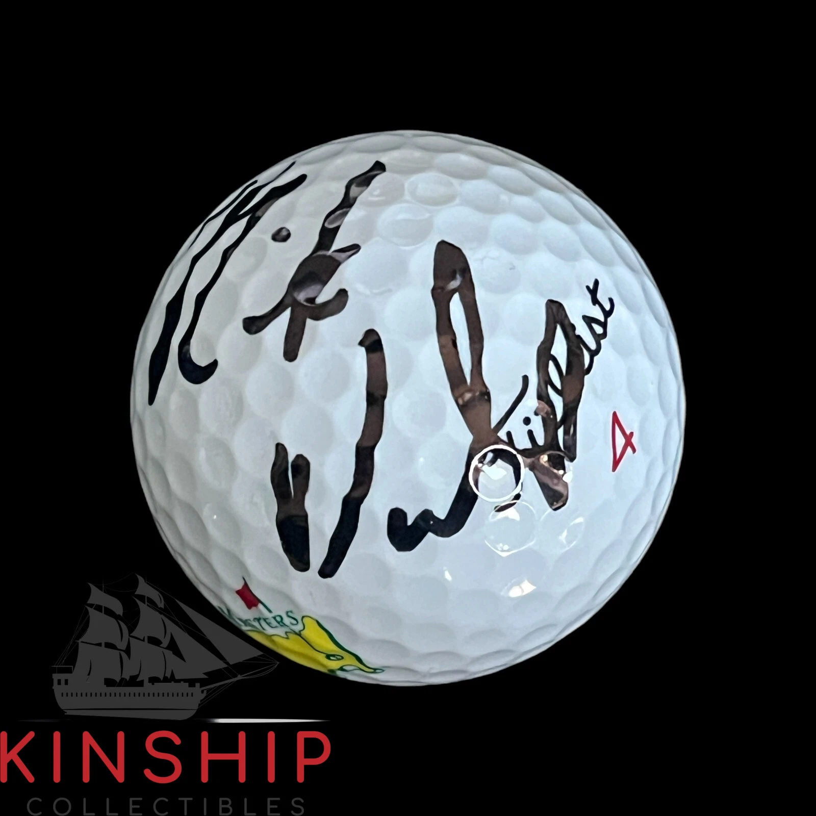 Nick Dunlap signed Masters Logo Golf Ball JSA COA PGA Augusta Auto A3652