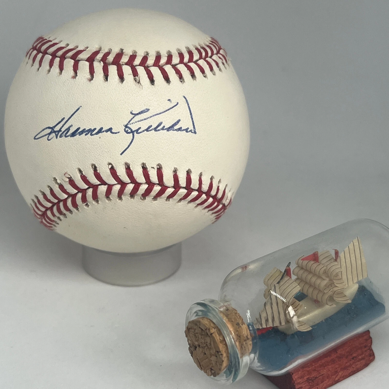 harmon Killebrew signed Rawlings ONL Baseball JSA COA Twins HOF Auto A3501