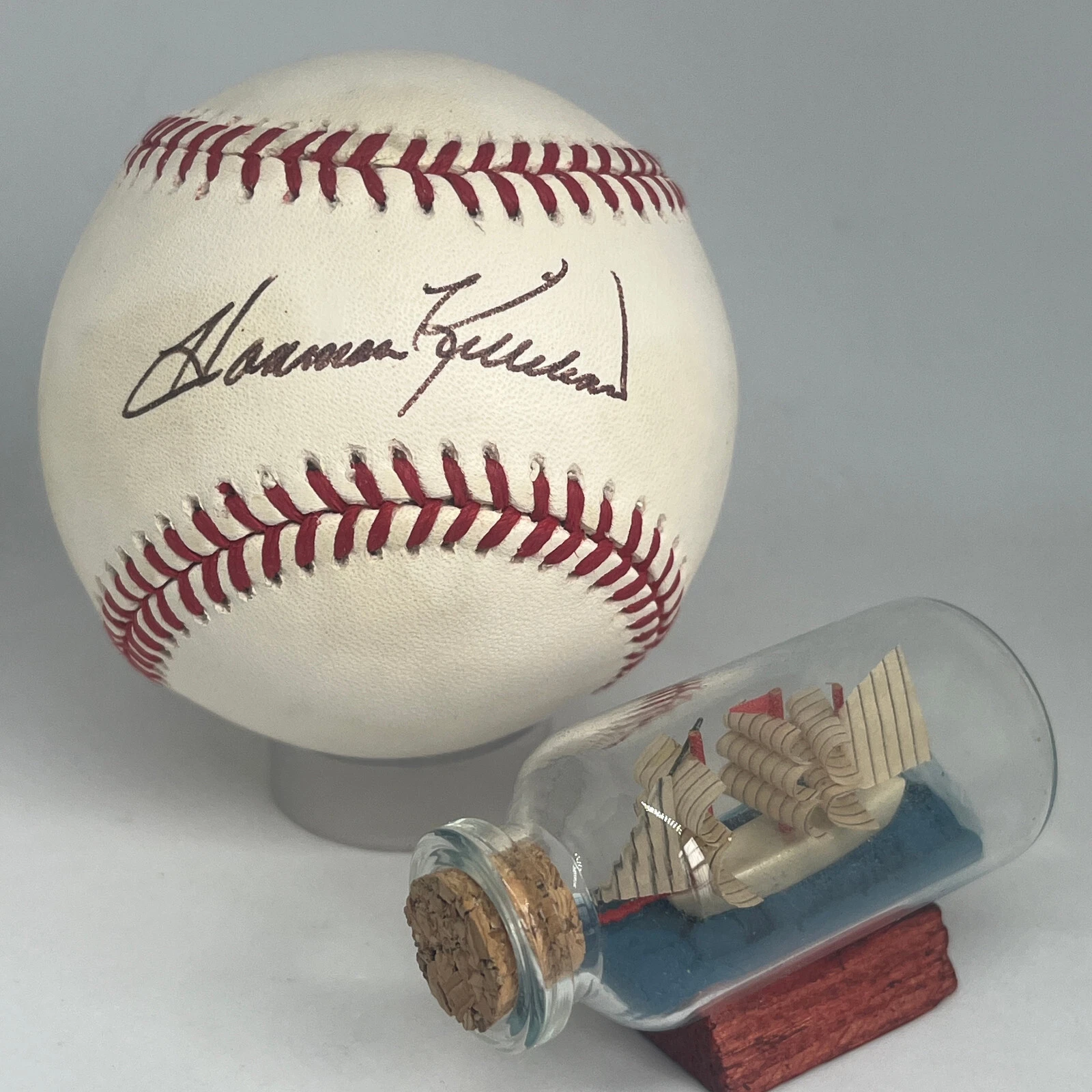 harmon Killebrew signed Rawlings OAL Baseball JSA COA Twins HOF Auto A3500