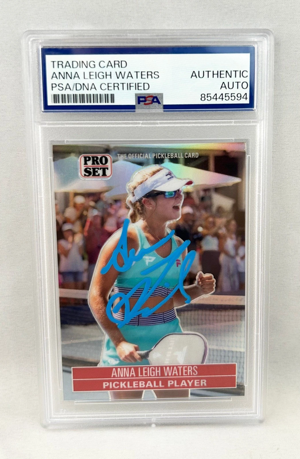 Anna Leigh Waters Signed Card 2023 Leaf Pro Set 226/1002 PSA/DNA COA