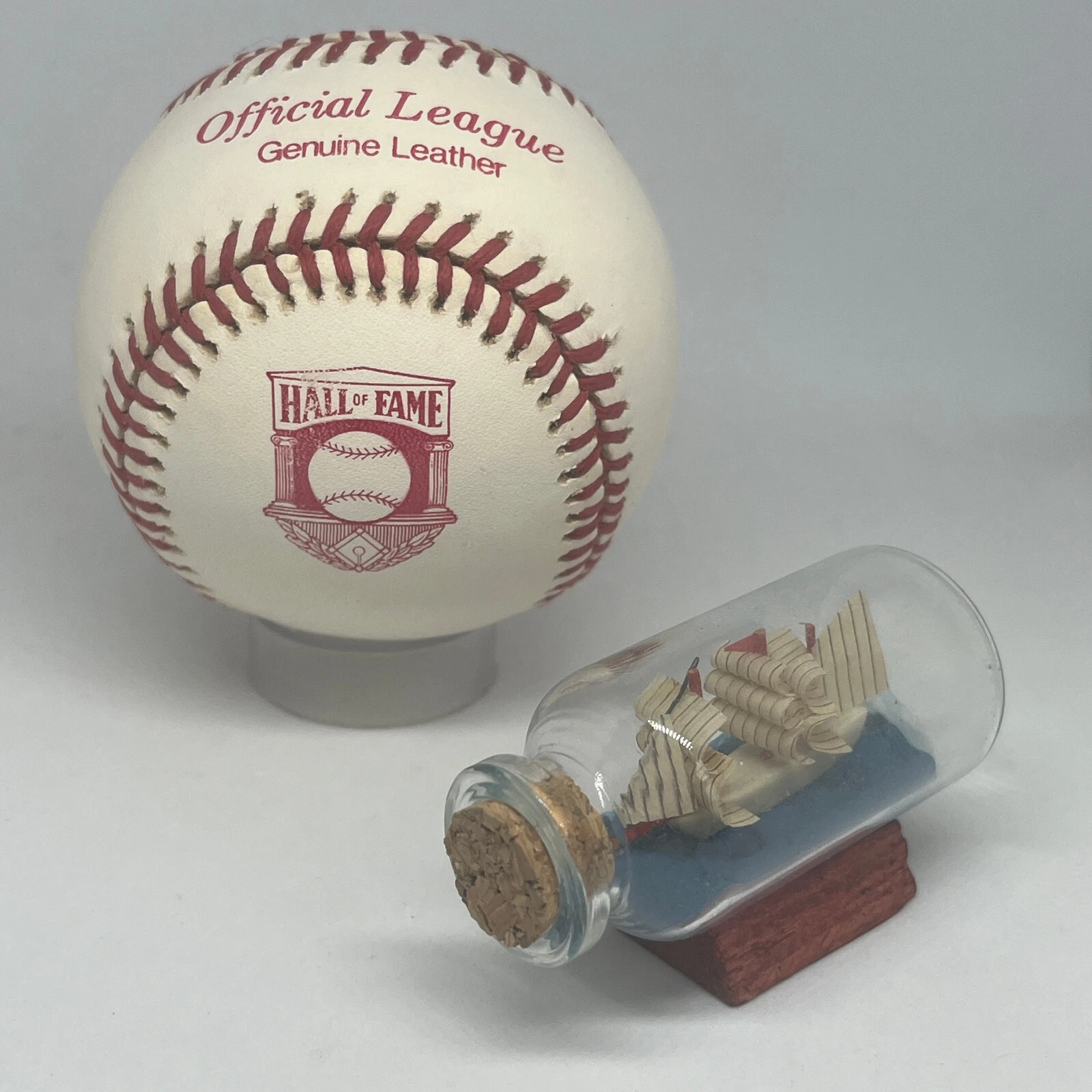 Rawlings Official Vintage Red Hall of Fame Logo Baseball Unsigned HOF Rare U361