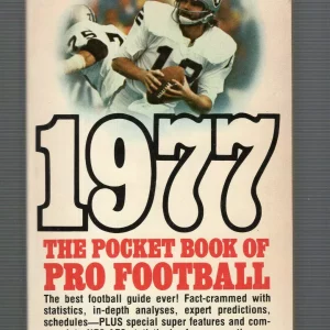 1977 NFL POCKET BOOK OF PRO FOOTBALL VINTAGE PAPERBACK BOOK AMAZING CONDITION