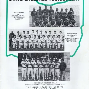 1978 OHIO HIGH SCHOOL STATE BASEBALL TOURNAMENT PROGRAM VINTAGE+RARE 1978