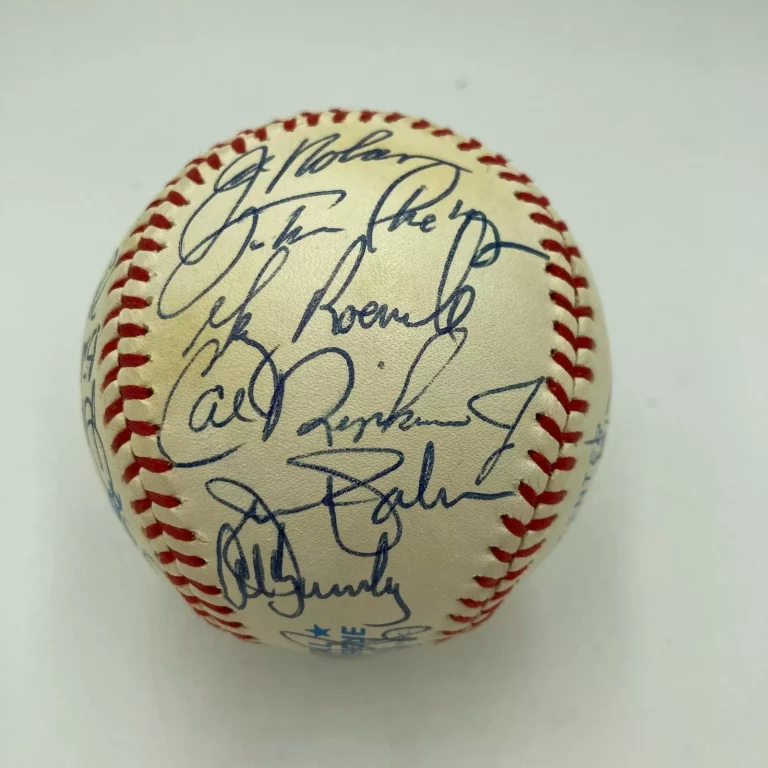 1983 BALTIMORE ORIOLES WORLD SERIES CHAMPS TEAM SIGNED BASEBALL PSA DNA COA COLLECTIBLE MEMORABILIA