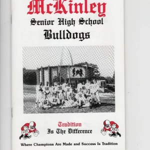 1993 CANTON MCKINLEY OHIO HIGH SCHOOL FB MEDIA GUIDE RARE AMAZING CONDITION