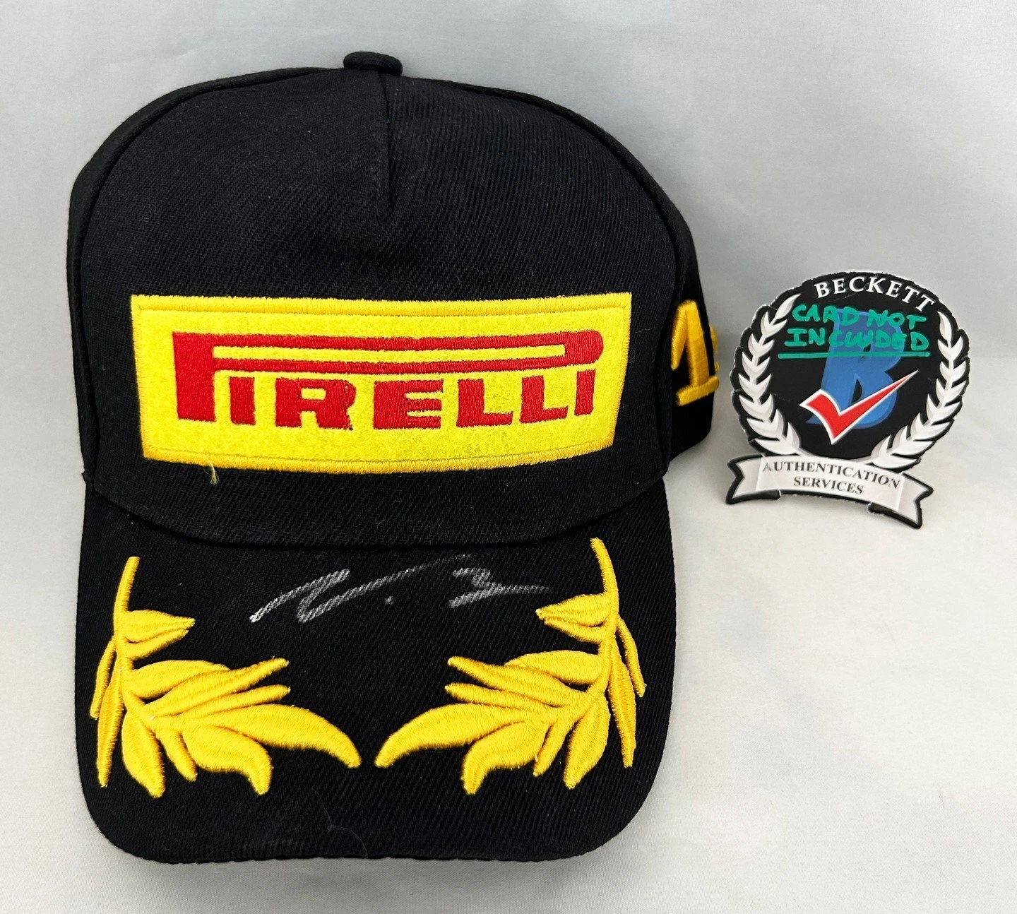 Valtteri Bottas Signed Hat Pirelli Formula 1 Beckett BAS 1 COA