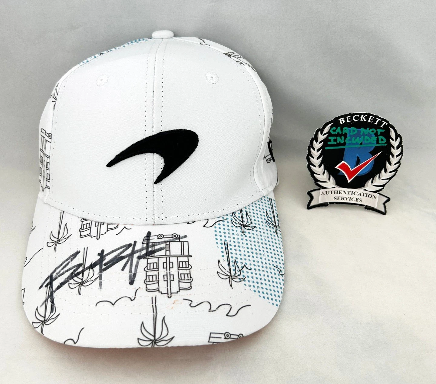 Bianca Bustamante Signed Hat McLaren 2024 Miami GP F1 Academy Formula 1 Becke...