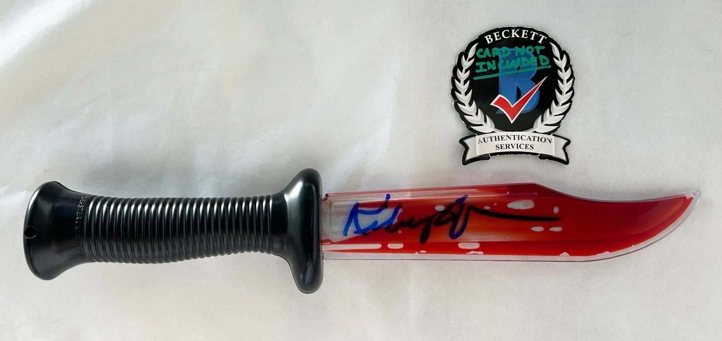 Kelsey Grammer Signed Knife Simpsons Sideshow Bob Beckett BAS 1 COA