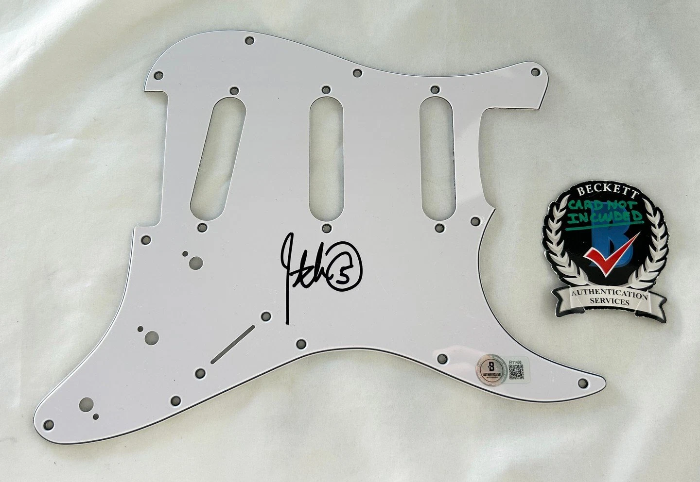 John 5 Signed Electric Pickguard Beckett BAS 2 COA