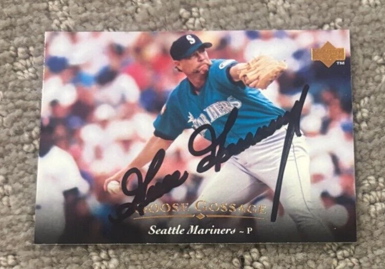 1995 Upper Deck #98 Goose Gossage signed autographed Card Seattle Mariners