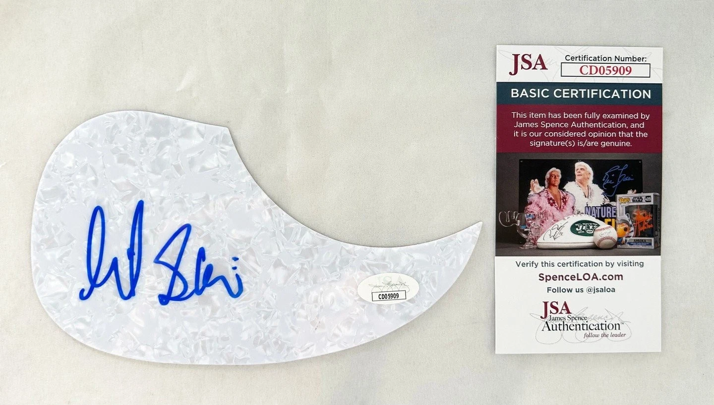 Lil Skies Signed Acoustic Pickguard JSA 3 COA