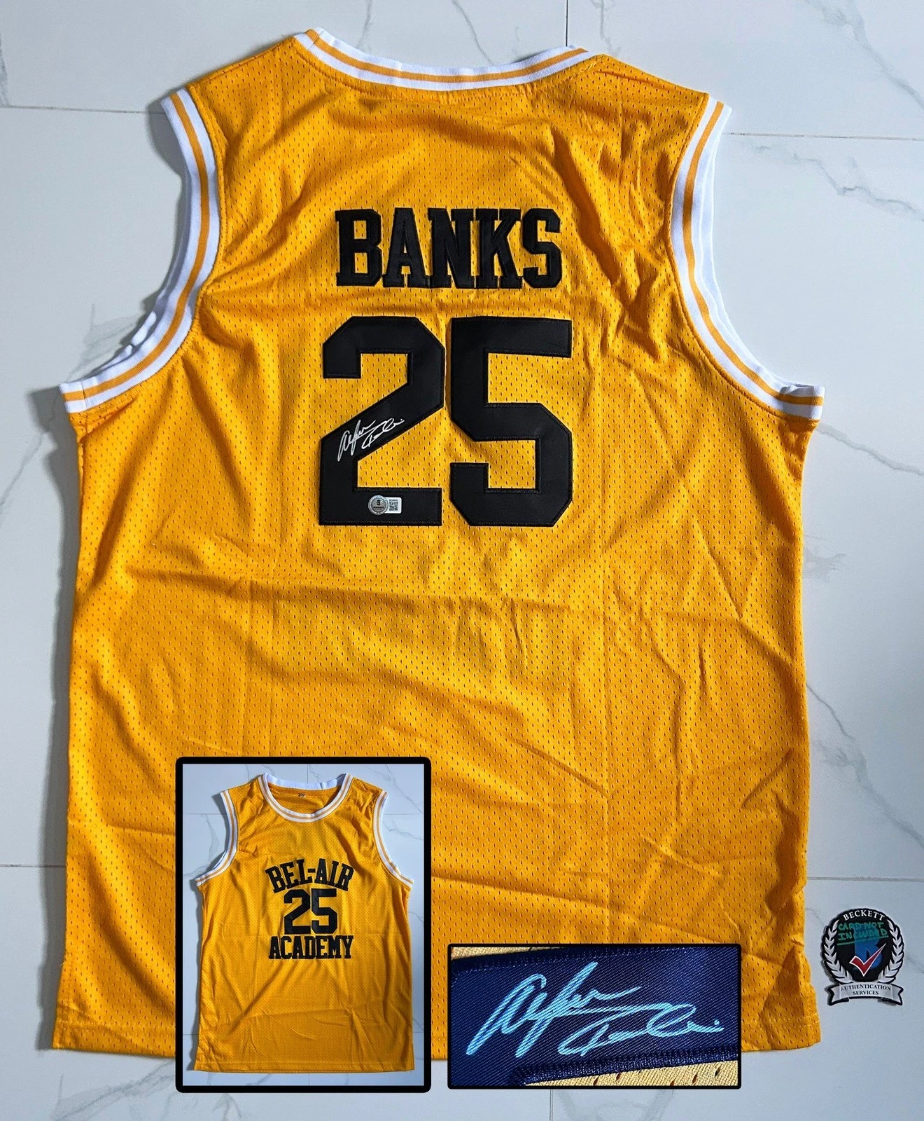 Alfonso Ribeiro Signed Jersey Fresh Prince of Bel Air Carlton Banks Beckett B...