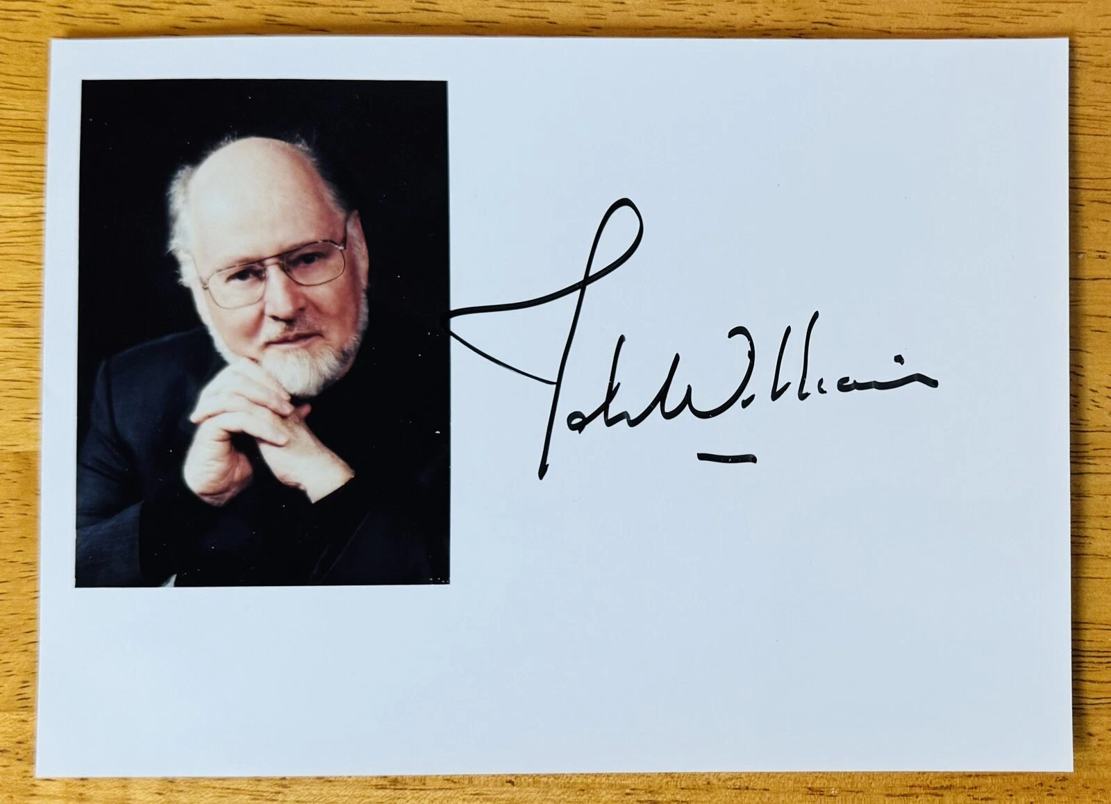 John Williams Signed Autographed 5x7 Photo SWAU Authenticated Star Wars Jaws