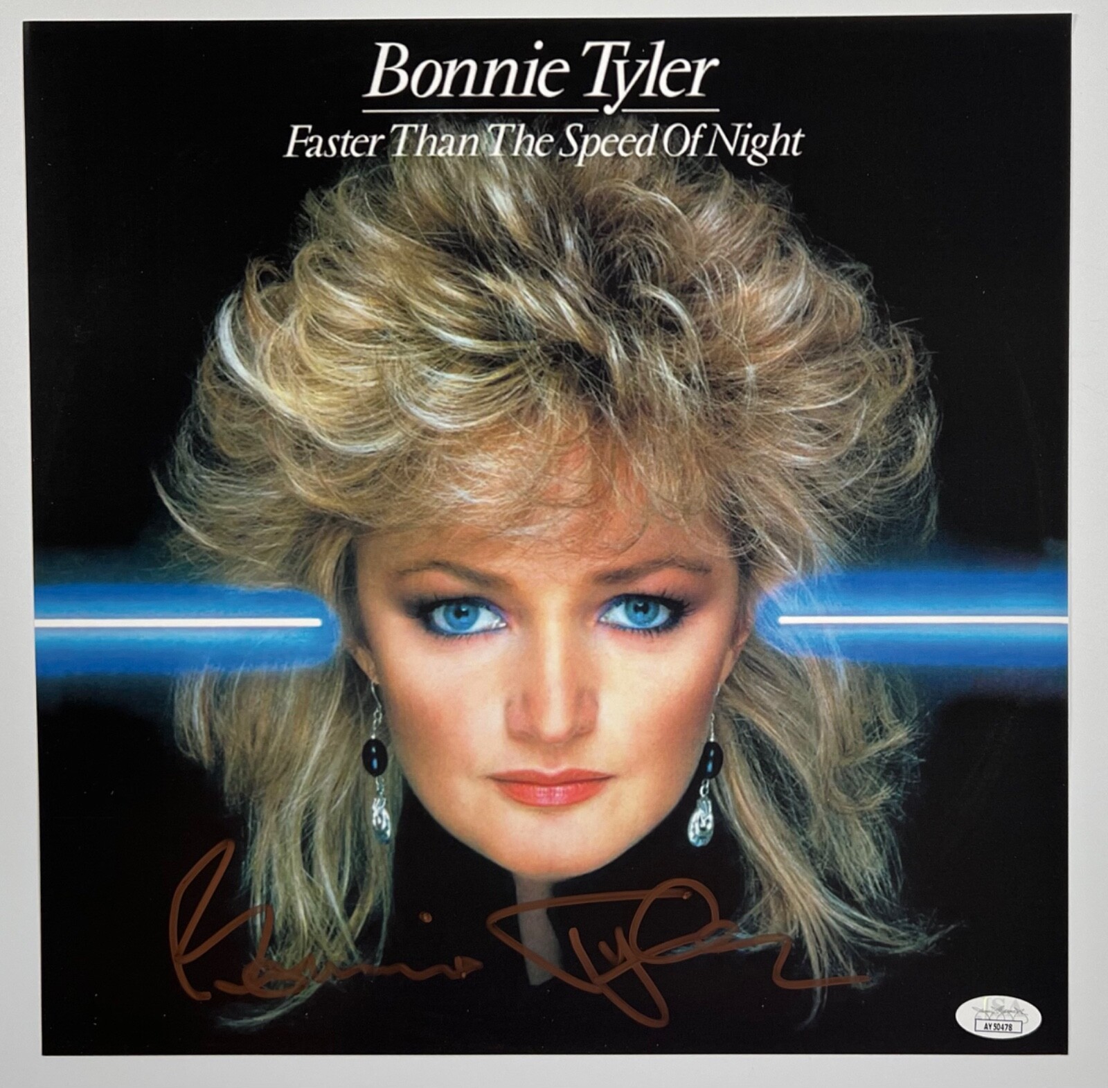 Bonnie Tyler JSA Signed Autograph Record Album Insert Full Album