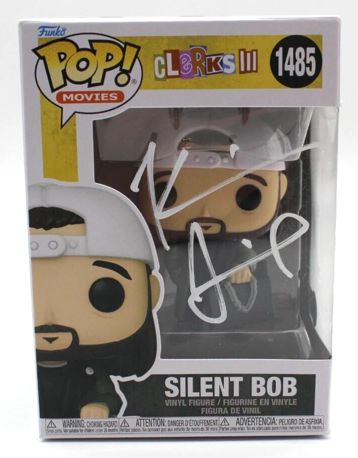 Kevin Smith Clerks Silent Bob Signed Funko Pop 1485 w/Beckett COA BP89488 BAS