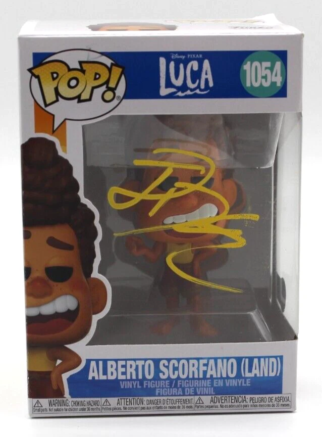 Jack Dylan Grazer Signed Disney Luca Alberto Funko Pop w/Beckett COA BP59509