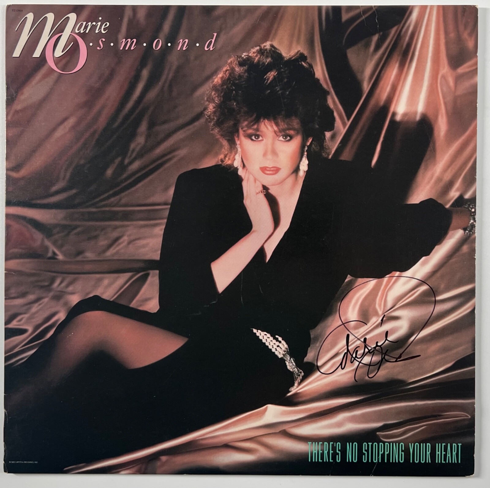 Marie Osmond JSA Autograph Signed Album Vinyl There's No Stopping Us