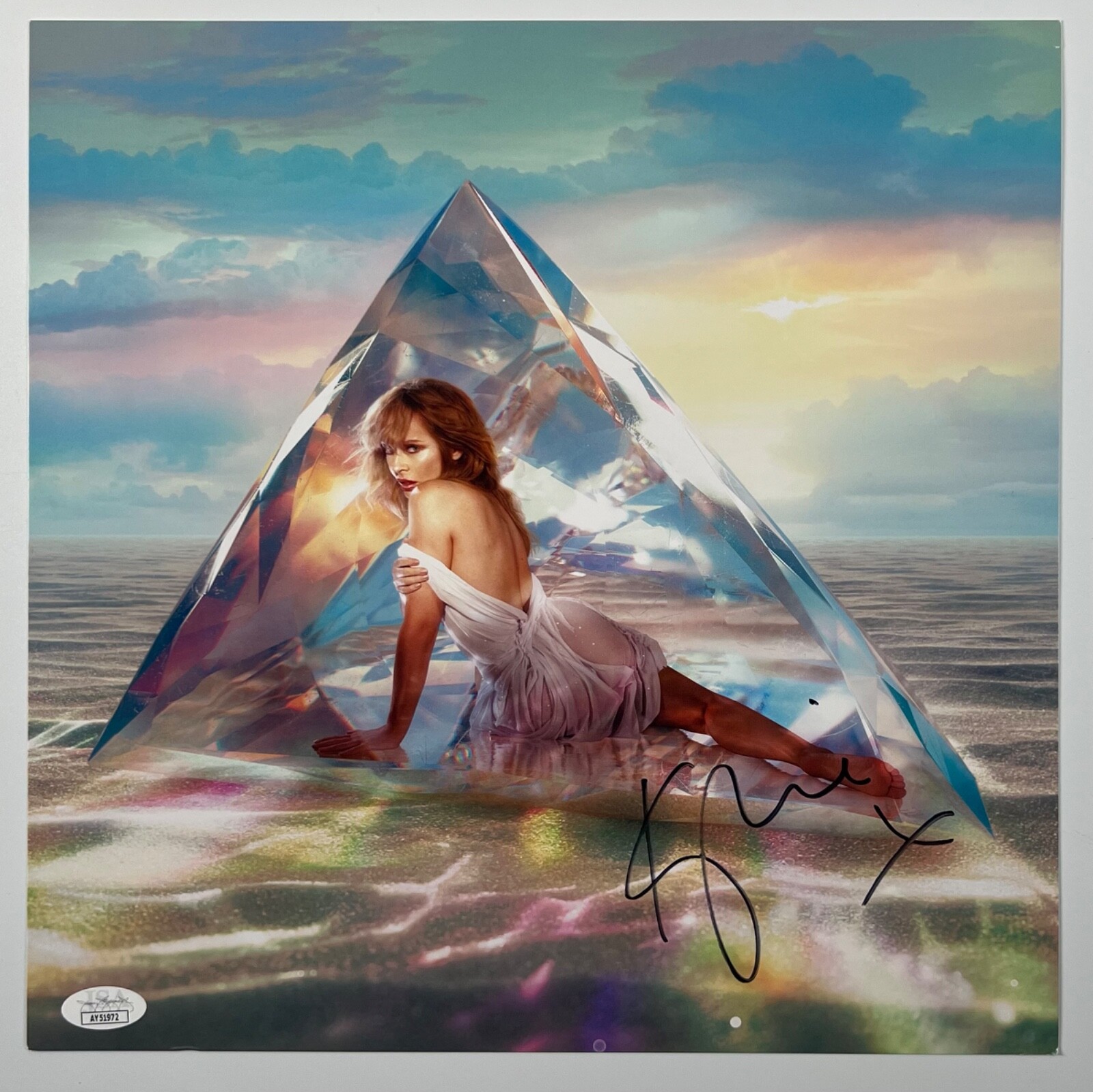 Kyle Minogue JSA Autograph Signed Album Vinyl Lithograph Tensions II