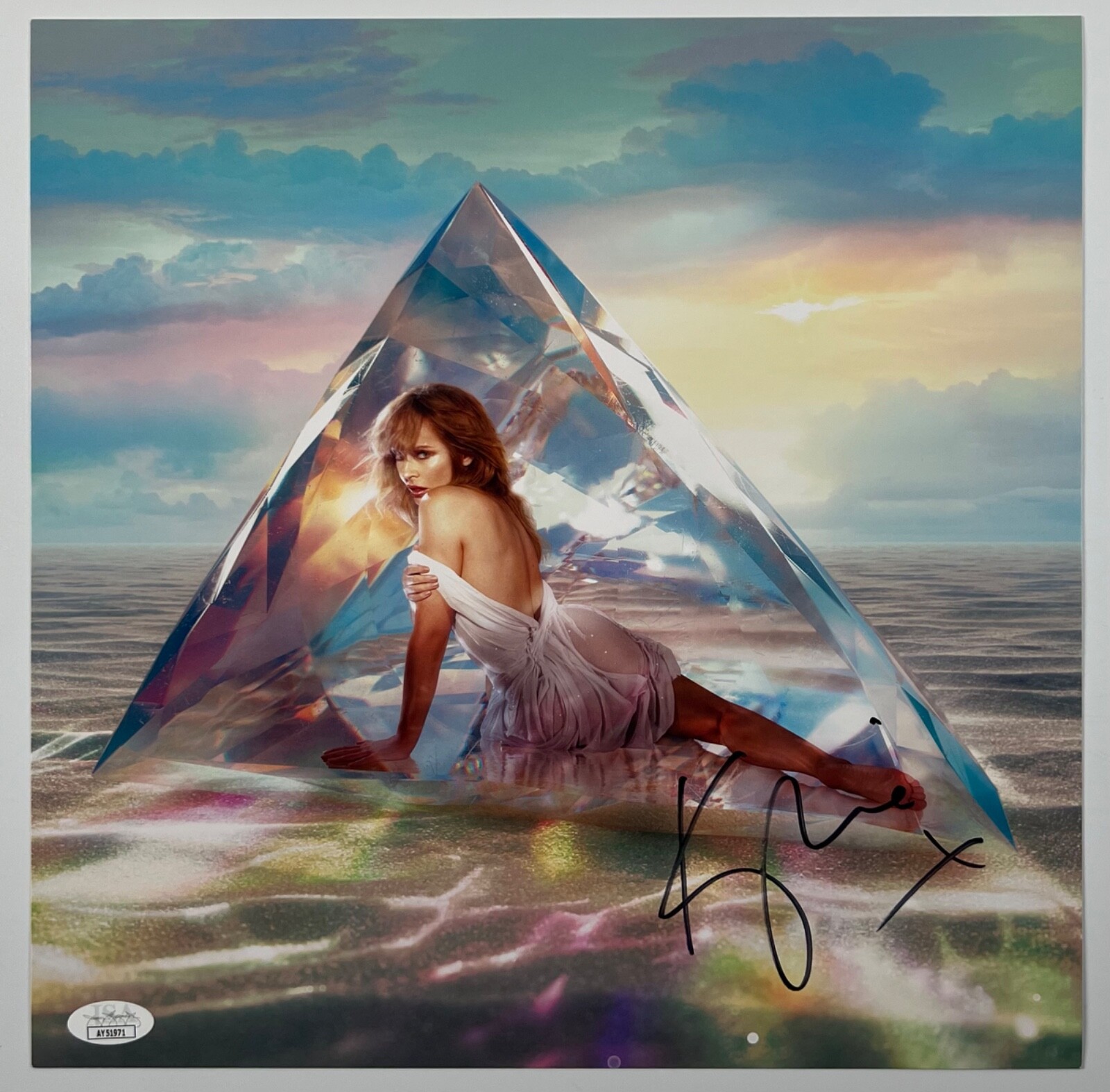 Kyle Minogue JSA Autograph Signed Album Vinyl Lithograph Tensions II