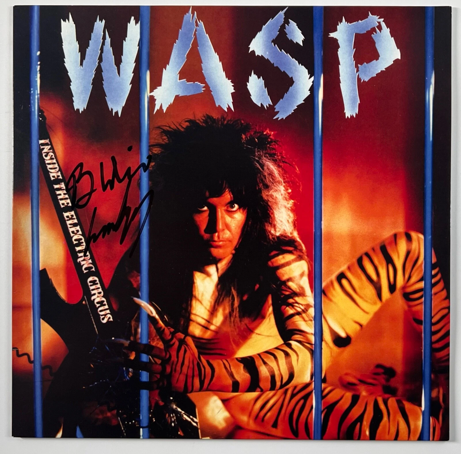 Blake Lawless W.A.S.P JSA Signed Autograph Record Album Vinyl