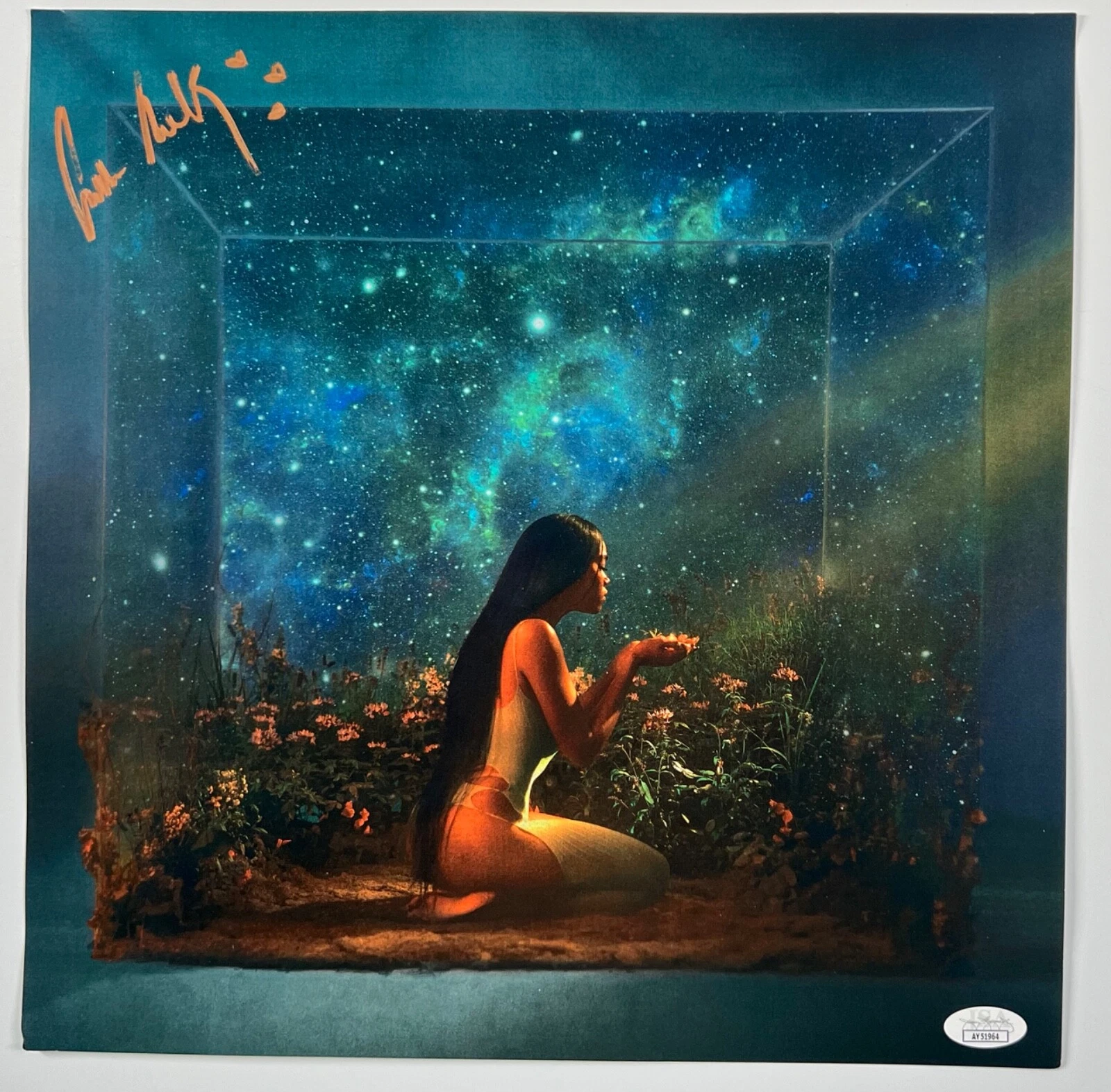 Amber Mark JSA Signed Autograph Album Lithograph Three Dimensions Deep